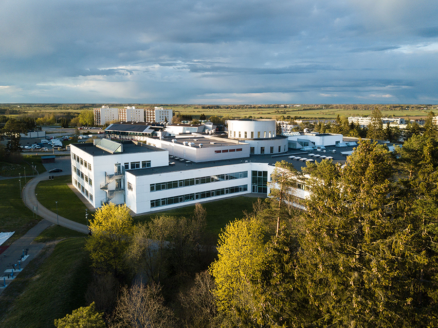 Hospital campus buildings.